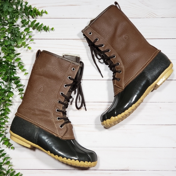 Sporto Shoes - Sporto Delinda Leather Duck Boots Snow Boot